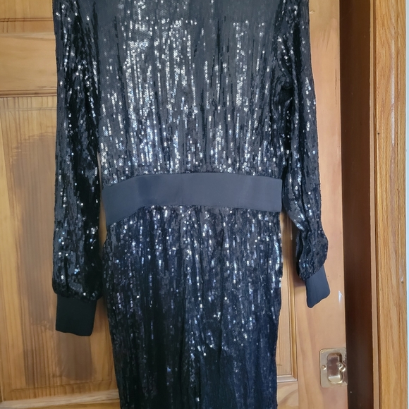 Sequin Jogger Jumpsuit 'NWOT' LG - Picture 11 of 15